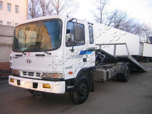 Автоэвакуатор Hyundai 120 со сдвижной платформой 6 тонн